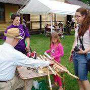 Volunteers at the Davenport House